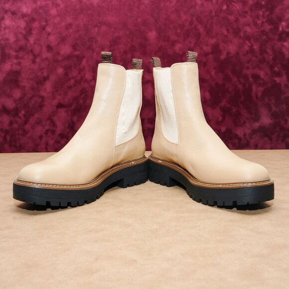 Sam Edelman Women Laguna Sesame Comfortable Chelsea Suede Boots size 9 - Picture 2 of 8